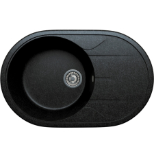 Мойка для кухни Tolero Classic R-116 77.5x50, врезная, черный 911 Мойка для кухни Tolero Classic R-116 77.5x50, врезная, черный 911
