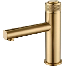 Смеситель для умывальника Ledeme H76 L1076Y, золотой сатин