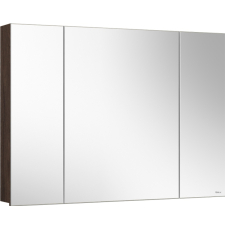 Зеркало-шкаф Belux Стокгольм ВШ 100 100x70, 3 дв., Орех Карини натуральный 194