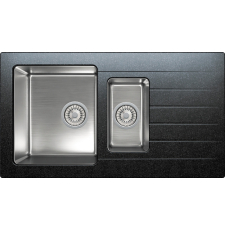 Мойка для кухни Tolero Twist TTS-890K 89x50, врезная, черный 911 Мойка для кухни Tolero Twist TTS-890K 89x50, врезная, черный 911