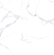 Напольная плитка-керамогранит Terra Nova Range Alpine Carrara 80x80 polished, белый