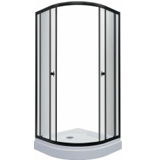 Душевая кабина Triton Альфа Блэк А1 90x90 с поддоном, закр., прозр.\черный, Щ0000054223