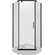 Душевая кабина Triton Дека Блэк А1 90x90 с поддоном, пят., прозр.\черный, Щ0000059782