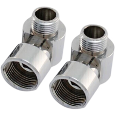 Уголок Ростела 3/4"x1/2" г/ш, хром (пара)