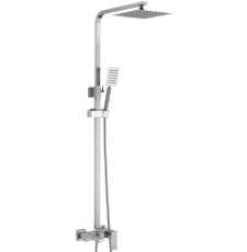 Душевая стойка Haiba HB24803-2 со смесителем, нерж. сталь