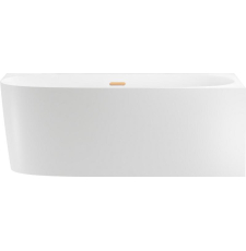 Акриловая ванна Wellsee Belle Spa 2.0 160x75, угловая правая с клапаном золото