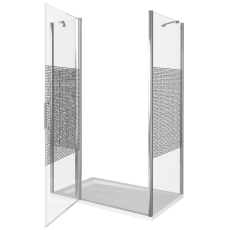 Душевой уголок BAS Good Door Fantasy WTW+SP 140x90, с рисунком Душевой уголок BAS Good Door Fantasy WTW+SP 140x90, с рисунком