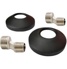 Эксцентрик 3/4"x1/2" Ростела с отражателем, черный Ral 9005 (пара) Эксцентрик 3/4"x1/2" Ростела с отражателем, черный Ral 9005 (пара)