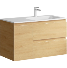 Тумба для умывальника Aqwella 5 Stars Accent 90 Malaga подвесная, 2 ящ., 1 дв., правая, дуб золотой