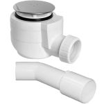 Сифон для душевого поддона PlastBrno EWN0540, 50 мм, сталь, с переходником 50 мм EV20000