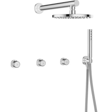 Душевая система Laveo Pretto BAO_004P со смесителем, хром Душевая система Laveo Pretto BAO_004P со смесителем, хром