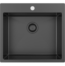 Мойка для кухни ZorG Premium ZRN PVD 55x50.5 врезная, Gunblack