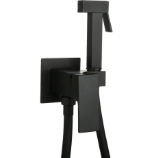 Смеситель с гигиеническим душем Roxen Casia встраиваемый, черный