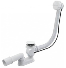 Сифон для ванны Polimat Alca 6103064, автомат, белый