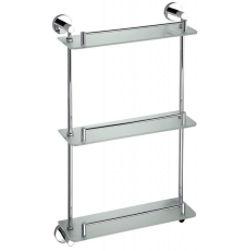 Полка стеклянная Bemeta Omega 104202132, тройная