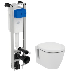 Унитаз с инсталляцией Ideal Standard Connect Prosys Eco Frame W220101 подвесной, с крышкой микролифт