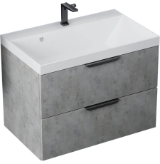 Тумба для умывальника Vela Каскад Чикаго 60П 2в.я., бетон матовый