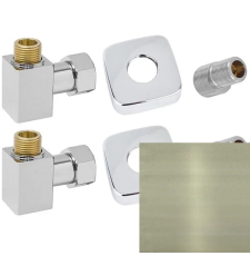 Уголок Ростела KV 3/4"x1/2" г/ш Ral Оружейная сталь 1533 (пара)