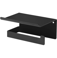 Держатель для туалетной бумаги Deante Mokko Nero ADM_N221 с полкой, черный Держатель для туалетной бумаги Deante Mokko Nero ADM_N221 с полкой, черный
