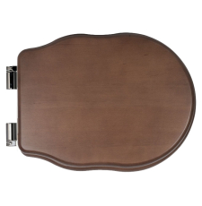 Крышка BelBagno Boheme BB115SCW-CRM для унитаза, с сиденьем, плавное, орех/хром Крышка BelBagno Boheme BB115SCW-CRM для унитаза, с сиденьем, плавное, орех/хром
