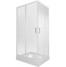 Душевая кабина Triton Фьюжн А1 100x80, левая\правая, полосы, Щ0000064850