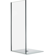 Душевая перегородка BAS Good Door Cofe SP 90x190, прозр., черн., КФ00019