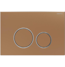 Кнопка Burke Тип 05 105.RH.1, матовое розовое золото\хром глянец