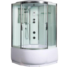 Душевая кабина WeltWasser WW500 Emmer 12055 120x120, с ванной, прозр./хром