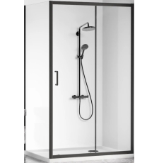 Душевая кабина BAS Good Door Cube WTW+SP 120x90, прозр., черн., КУ00027+КУ00024