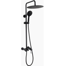 Душевая стойка Caprigo Kub 54-310-ner, со смесителем, матов.черный