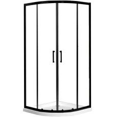 Душевая кабина Roxen Santi 90x90, прозр. Easy Clean\черный DeepBlack