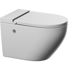 Унитаз Abber Bequem AC1126P подвесной, импульсный, с крышкой микролифт, белый глянцевый