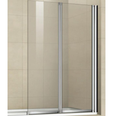 Душевая шторка на ванну WeltWasser WW100 Z2-80 80x140, прозр.\хр.