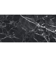 Напольная плитка-керамогранит Gresse Simbel-Pitch GRS05-02 120x60, глаз., мат., рект., мрамор черно-серый