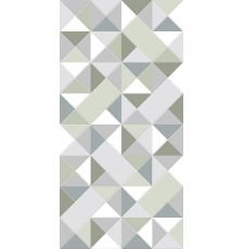 Настенная плитка Керамин Керкира 30x60, 7Д тип 1, белый