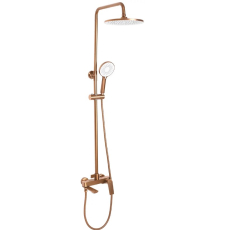 Душевая стойка Rea Avalon copper brush P2418, медь матовая