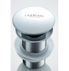 Донный клапан Ledeme L65 без перелива, хром