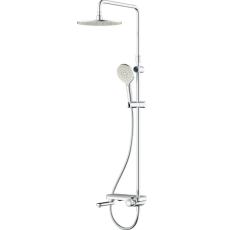 Душевая стойка с тропическим душем AM.PM Like F0780700, с изливом, хром