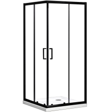 Душевая кабина Roxen Caspia 90x90, прозр. Easy Clean\черный DeepBlack