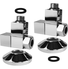 Вентиль угловой квадратный гайка-штуцер  3/4''x1/2'' Gloss & Reiter, хром (пара), 855SCH0504