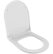 Крышка Bocchi V-Tondo для унитаза, с сиденьем, тонкая, плавное, белый матовый