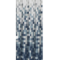 Текстильная шторка для ванны Sealskin Pixel 180x200 232651324