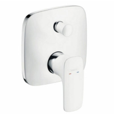 Смеситель для ванны Hansgrohe PuraVida 15445400, встраиваемый, белый Смеситель для ванны Hansgrohe PuraVida 15445400, встраиваемый, белый