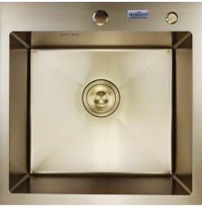 Мойка для кухни Marrbaxx G5050-MR 50x50, врезная, золото