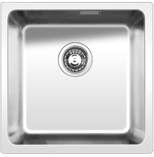 Мойка для кухни Ukinox Лофт 40x40 LOB400.400 -GT10P, под столешницу, браш. сталь
