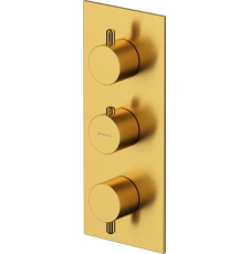 Термостатический смеситель для ванны Whitecross Y Y1238GLB, встраиваемый, брашированное золото