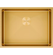 Мойка для кухни Paulmark Next 58 Uni 58x44 PM215844-BG, под столешницу, брашир. золото