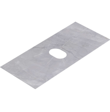 Столешница Aqwella 101.4x45.6 см, керамогранит, серый камень