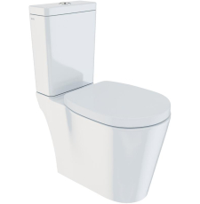 Унитаз Iddis Calipso напольный, с крышкой микролифт, горизонтальный выпуск, глянцевый белый