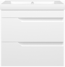 Тумба для умывальника Misty Софт 60 подвесная, 2 ящ.